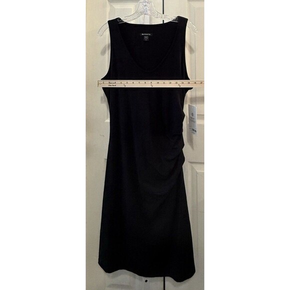 Athleta Della Dress Black L Supima Cotton Modal Blend Sleeveless NWT - Picture 4 of 8